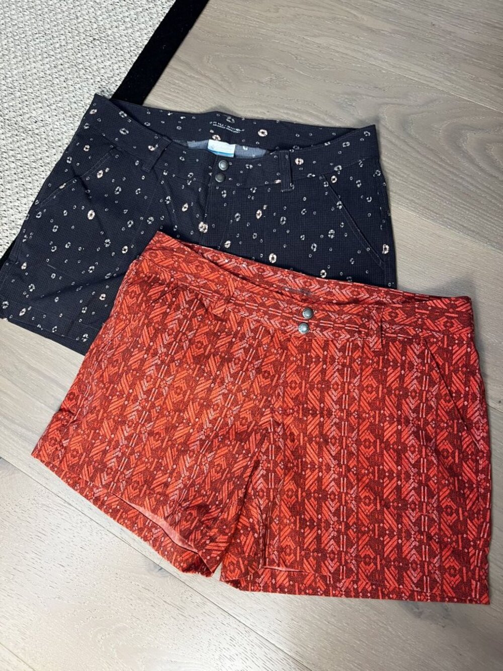 Bundle of 2 Columbia Nylon Omni-Shield Saturday Trail 5" Shorts Sz 14
